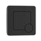 Eastbrook Square Flush Button Matt Black | 14.703