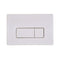 Eastbrook Square Pneumatic Push Plate Flush Plate White | 90.0005