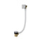 Eastbrook Square Waterfall Bath Filler Tap with Waste Chrome | 93.0035