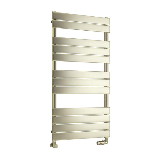 Eastbrook Staverton 1200 x 600mm Tube on Tube Towel Radiator Brushed Brass | 41.0376