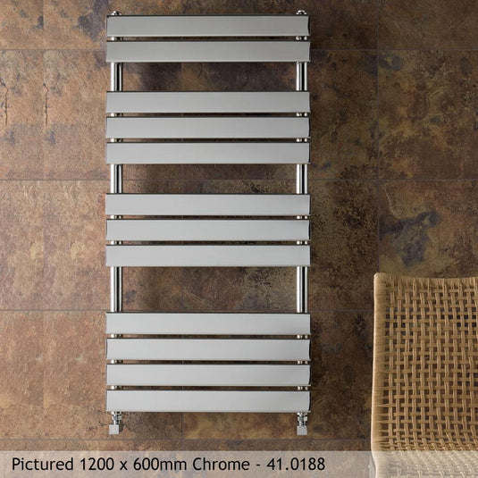 Eastbrook Staverton 1200 x 600mm Tube Towel Radiator Chrome | 41.0188