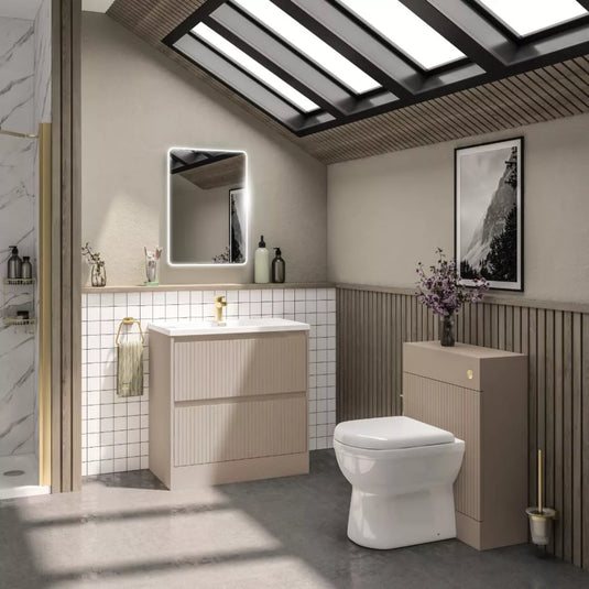 Eastbrook Stockton 60cm WC Unit Cashmere Gloss | 37.2132 - Envy Bathrooms Ltd