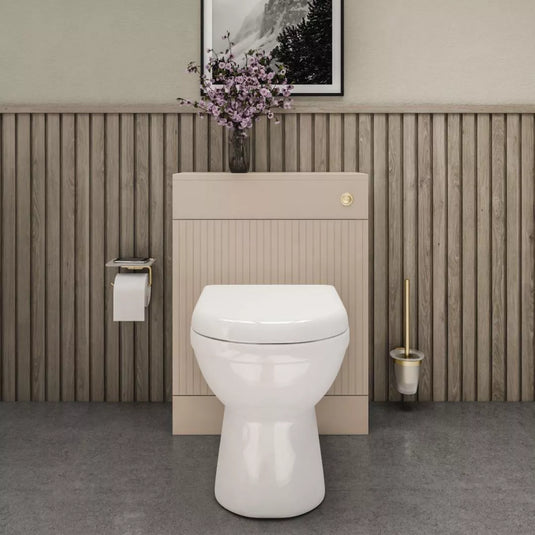 Eastbrook Stockton 60cm WC Unit Cashmere Gloss | 37.2132 - Envy Bathrooms Ltd
