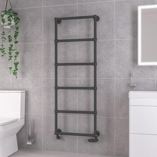 Eastbrook Stour 1550 x 600mm Towel Rail Matt Anthracite | 41.0442