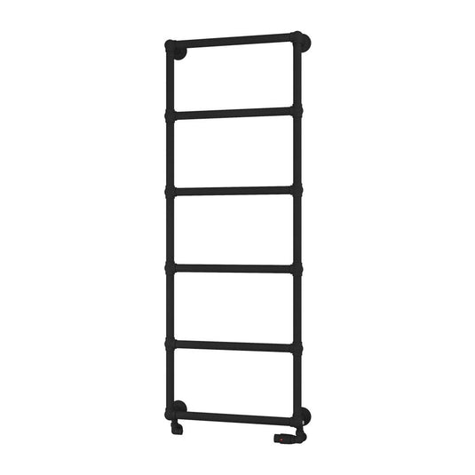 Eastbrook Stour 1550 x 600mm Towel Rail Matt Black | 41.0448