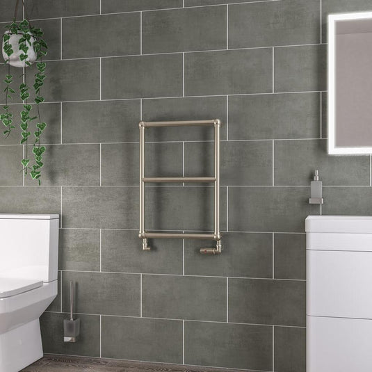 Eastbrook Stour 690 x 500mm Towel Rail Brushed Brass | 41.0377