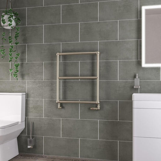 Eastbrook Stour 690 x 600mm Towel Rail Brushed Brass | 41.0378