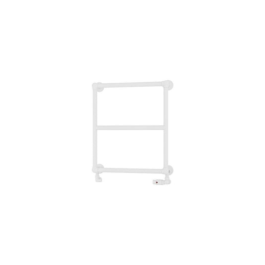 Eastbrook Stour 690 x 600mm Towel Rail Matt White | 41.0432