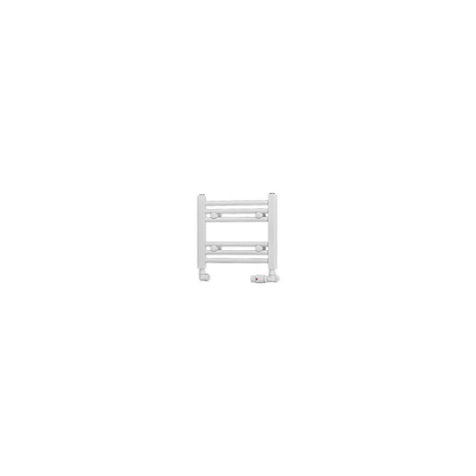 Eastbrook Straight Biava 360 x 400mm Towel Multirail Gloss White | 41.0278