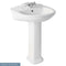 Eastbrook Tamarind Pedestal For 460mm and 560mm Basin | White |   26.0021