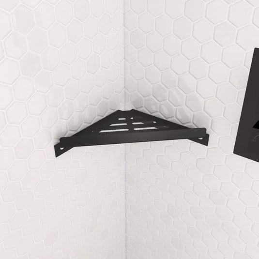 Eastbrook Tile Grout Shelf Matt Black | 52.602 - Envy Bathrooms Ltd