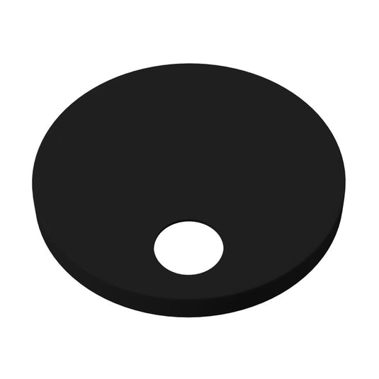 Eastbrook Toilet Seat Hinged Cover Caps & Fixings (50mm) Matt Black | 26.1011