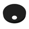 Eastbrook Toilet Seat Hinged Cover Caps & Fixings (60mm) Matt Black | 26.1014