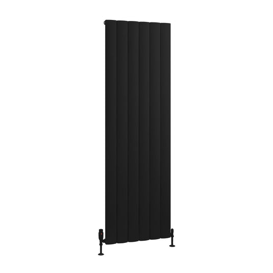 Eastbrook Tordino 1800 x 565mm Aluminium Radiator Matt Black | 89.1235