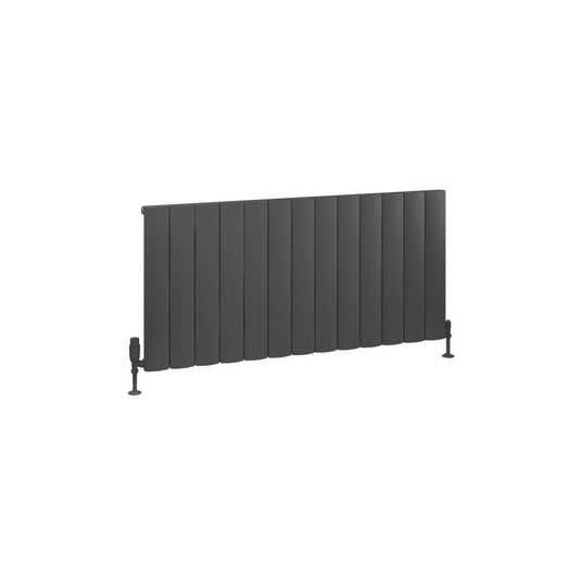 Eastbrook Tordino 600 x 1230mm Aluminium Radiator Matt Anthracite | 89.1222