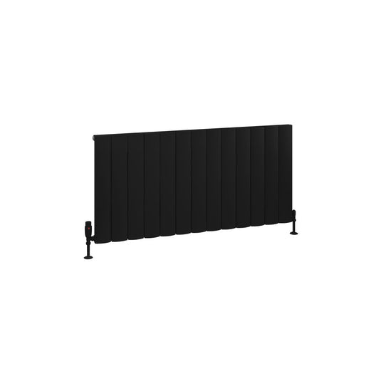 Eastbrook Tordino 600 x 1230mm Aluminium Radiator Matt Black | 89.1231