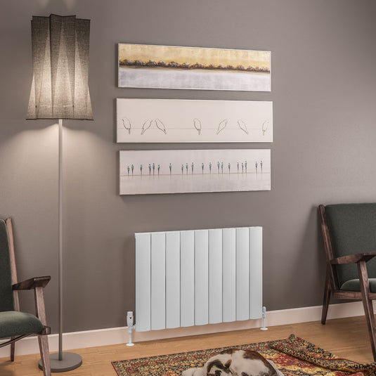 Eastbrook Tordino 600 x 850mm Aluminium Radiator Matt White | 89.1202