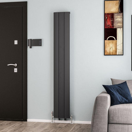 Eastbrook Trent 1800 x 280mm Aluminium Radiator Matt Anthracite | 41.0479