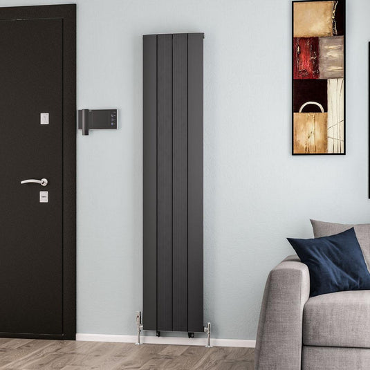Eastbrook Trent 1800 x 375mm Aluminium Radiator Matt Anthracite | 41.0480