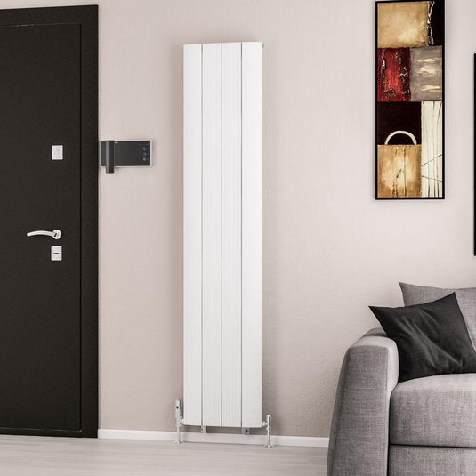 Eastbrook Trent 1800 x 375mm Aluminium Radiator Matt White | 41.0475