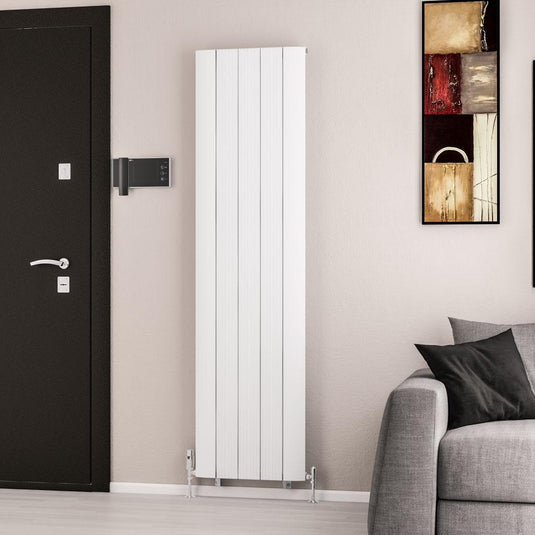 Eastbrook Trent 1800 x 470mm Aluminium Radiator Matt White | 41.0476