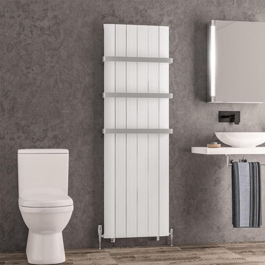Eastbrook Trent 1800 x 565mm Aluminium Radiator Matt White | 41.0477