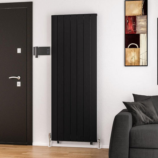 Eastbrook Trent 1800 x 660mm Aluminium Radiator Matt Black | 41.0488