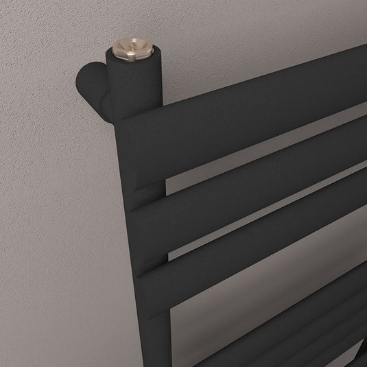 Eastbrook Tunstall 1200 x 600mm Towel Rail Matt Black | 89.0047