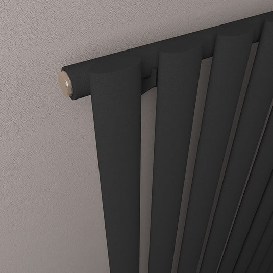 Eastbrook Tunstall 1800 x 280mm Radiator Matt Black | 89.0003