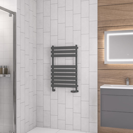 Eastbrook Tunstall 800 x 500mm Towel Rail Matt Anthracite | 89.0030