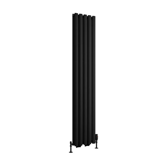 Eastbrook Tunstall Double Radiator 1800 x 350mm Matt Black | 81.0192