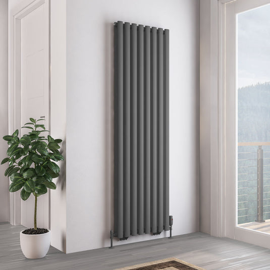Eastbrook Tunstall Double Radiator 1800 x 560mm Matt Anthracite | 81.0197