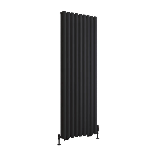 Eastbrook Tunstall Double Radiator 1800 x 630mm Matt Black | 81.0174