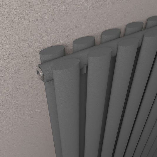 Eastbrook Tunstall Double Radiator 600 x 471mm Matt Anthracite | 81.0200