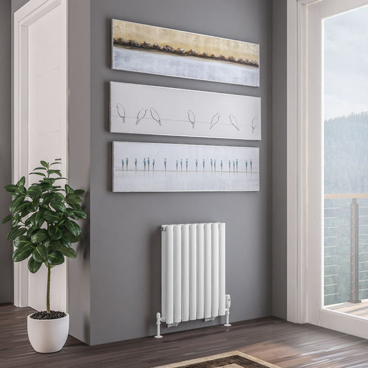 Eastbrook Tunstall Double Radiator 600 x 471mm Matt White | 81.0199