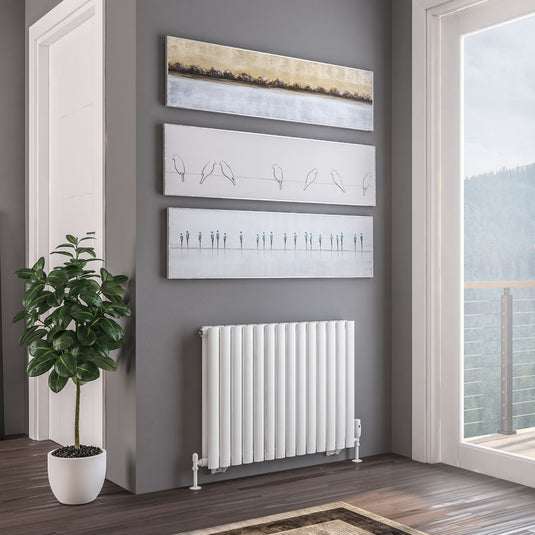 Eastbrook Tunstall Double Radiator 600 x 825mm Matt White | 81.0137