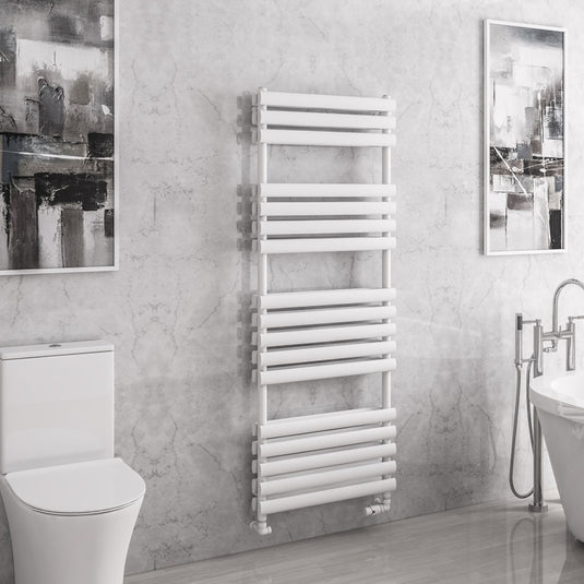 Eastbrook Tunstall Double Towel Rail 1600 x 600mm Matt White | 81.0148