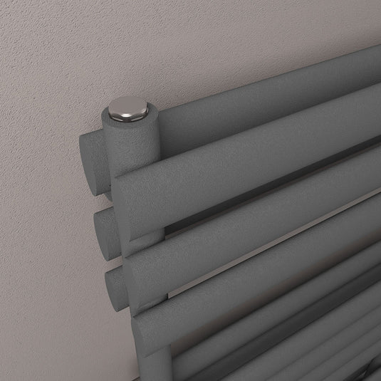 Eastbrook Tunstall Double Towel Rail 560 x 1000mm Matt Anthracite | 81.0167
