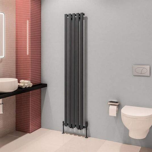 Eastbrook Tunstall Radiator 1800x350mm Matt Anthracite | 89.1621