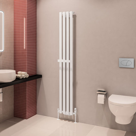 Eastbrook Tunstall V 280mm Towel Hanger Matt White | 101.0028