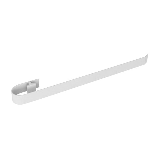 Eastbrook Tunstall V 630mm Towel Hanger Matt White | 101.0036