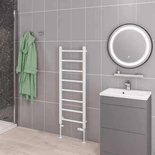 Eastbrook Tuscan 1200 x 450mm Towel Multirail Gloss White | 41.0316