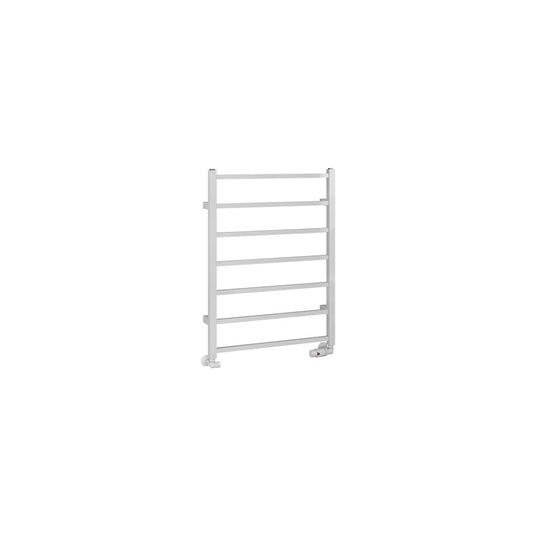 Eastbrook Tuscan 800 x 600mm Square Towel Rail Gloss White | 89.1245