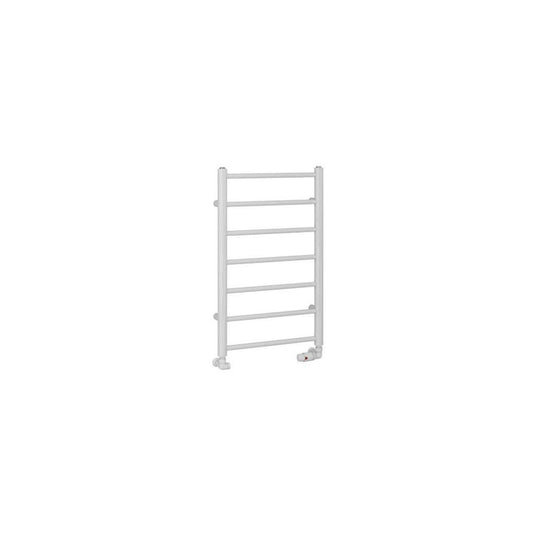 Eastbrook Tuscan Round Towel Rail 800x500mm Gloss White | 89.1572