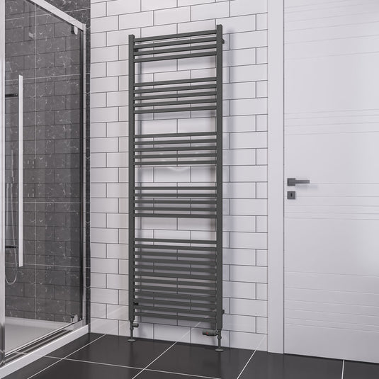 Eastbrook Tuscan Square Towel Multirail 1800x600mm Matt Anthracite | 89.1658