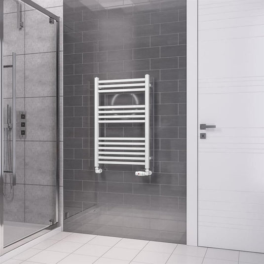 Eastbrook Tuscan Square Towel Multirail 800x500mm Gloss White | 89.1647