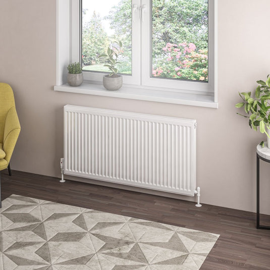 Eastbrook Type 21 600 x 1200mm Compact Panel Radiator Gloss White | 25.0112