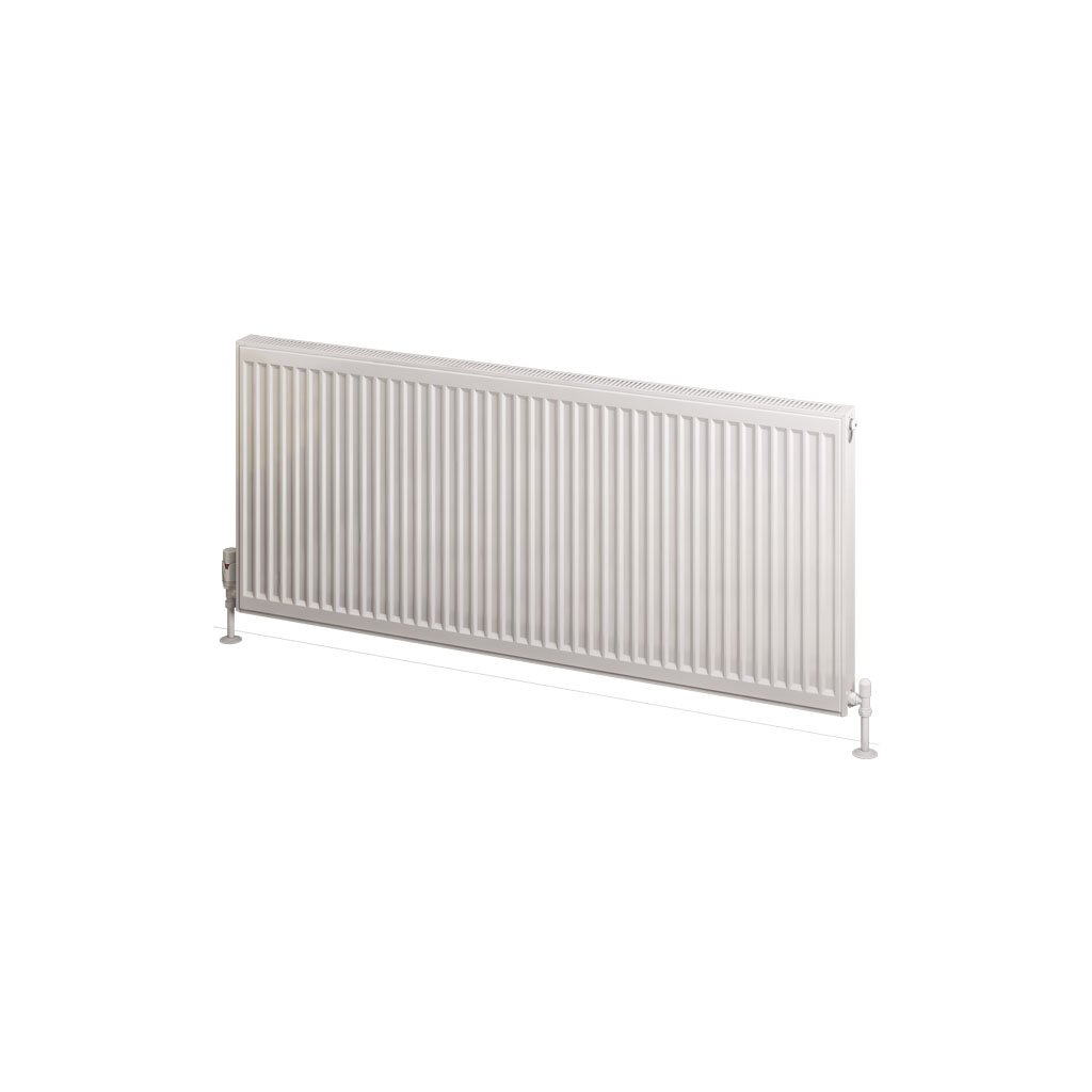 1400 Shower Radiator Eastbrook Type 21 600 x 1400mm Compact Panel Radiator Gloss White | 25