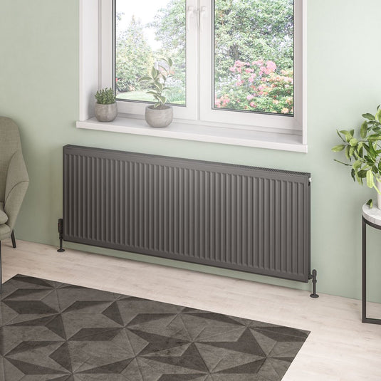 Eastbrook Type 21 600 x 1600mm Compact Panel Radiator Matt Anthracite | 25.0125