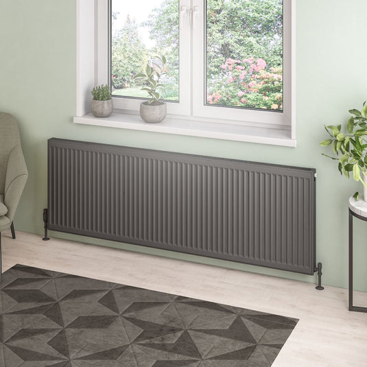 Eastbrook Type 21 600 x 1800mm Compact Panel Radiator Matt Anthracite | 25.0126